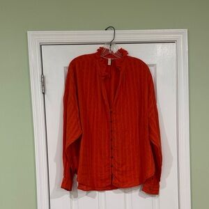 Pilcro Vibrant orange Blouse, size XL